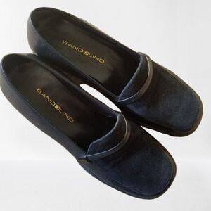 Bandolino Jilena Black Suede Leather Size 5